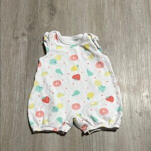 Fruit Print Baby Romper